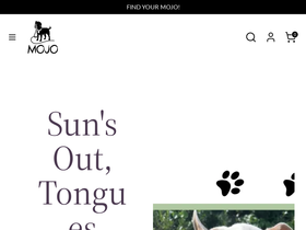 mojopetproducts.com homepage screenshot