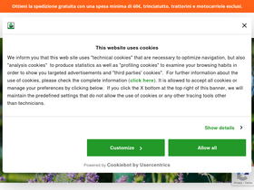 'oleomac.it' screenshot