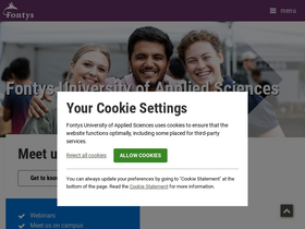 'fontys.edu' screenshot