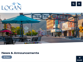 'loganutah.org' screenshot
