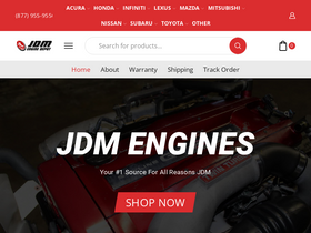 'jdmenginedepotinc.com' screenshot