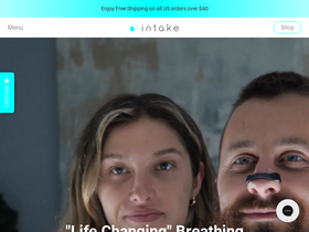 intakebreathing.com homepage screenshot