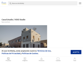 'plataformaarquitectura.cl' screenshot