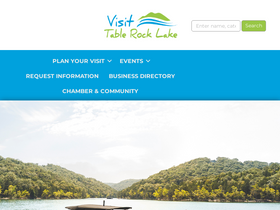 'visittablerocklake.com' screenshot