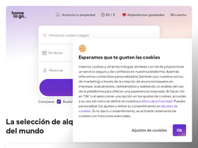 'hometogo.es' screenshot