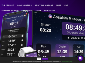 'mawaqit.net' screenshot