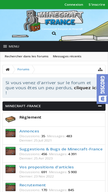Forum Minecraft France Fr Analytics Market Share Stats Traffic Ranking