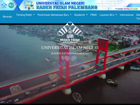 'radenfatah.ac.id' screenshot