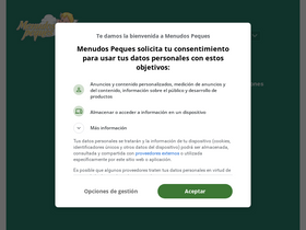 'menudospeques.net' screenshot