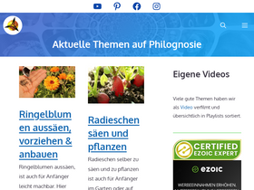'philognosie.net' screenshot