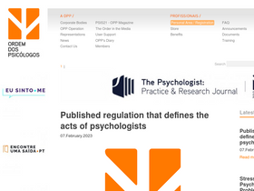 'ordemdospsicologos.pt' screenshot