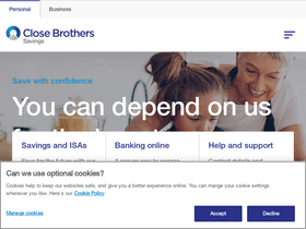 'closesavings.co.uk' screenshot