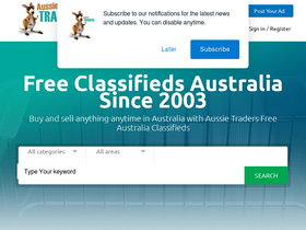 'aussietraders.com.au' screenshot