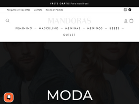'mandoras.com.br' screenshot