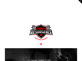 'strengthresurgence.com' screenshot