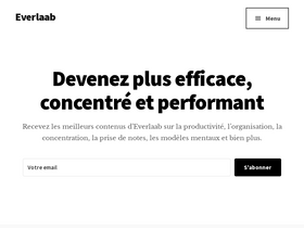 'everlaab.com' screenshot
