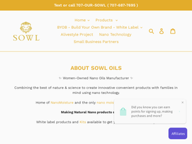 sowloils.com homepage screenshot