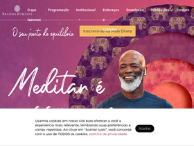 'brahmakumaris.org.br' screenshot