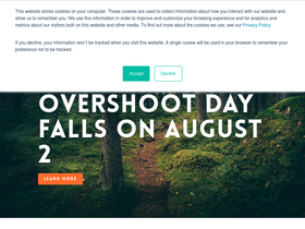 'overshootday.org' screenshot