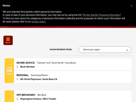 'talkinbroadway.com' screenshot