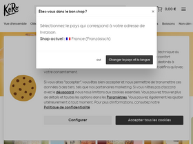 'koro.fr' screenshot