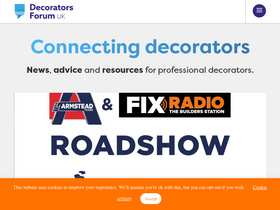 'thedecoratorsforum.com' screenshot