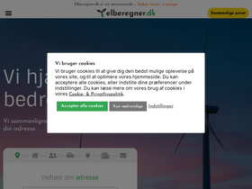 'elberegner.dk' screenshot
