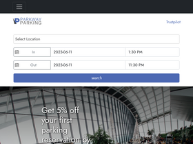'parkwayparking.com' screenshot