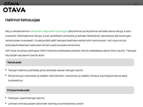 'tilaus.otavamedia.fi' screenshot