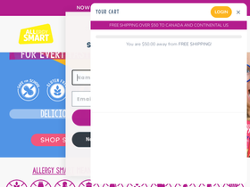 allergysmart.com homepage screenshot