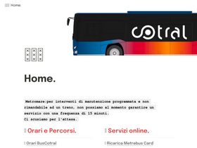 'cotralspa.it' screenshot