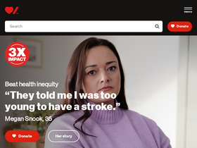 'heartandstroke.ca' screenshot