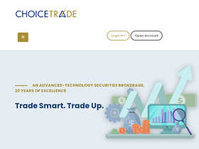 'choicetrade.com' screenshot