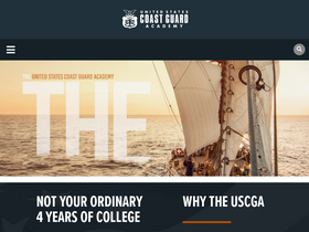 'uscga.edu' screenshot
