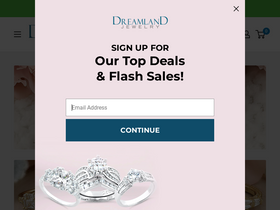 'dreamlandjewelry.com' screenshot