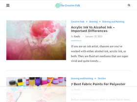 'thecreativefolk.com' screenshot