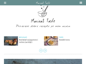 'marinastaste.com' screenshot