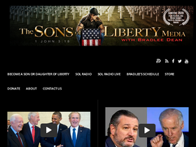 'sonsoflibertymedia.com' screenshot