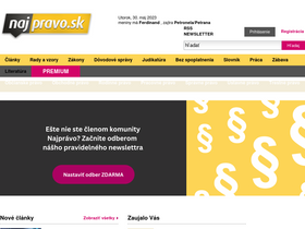 'najpravo.sk' screenshot