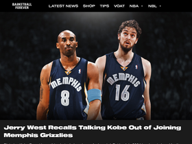 'basketballforever.com' screenshot