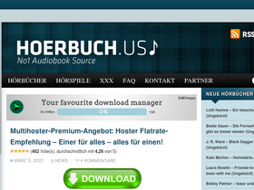 'hoerbuch.us' screenshot