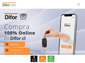 'difor.cl' screenshot