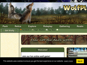 'wolfplaygame.com' screenshot