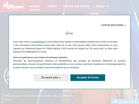 'antennereunion.fr' screenshot
