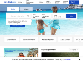 'neredekal.com' screenshot