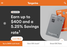'tangerine.ca' screenshot
