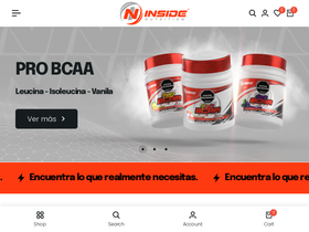 Inside Nutrition homepage screenshot