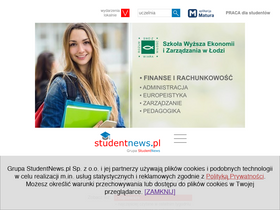 'studentnews.pl' screenshot
