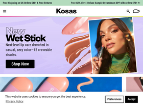 'kosas.com' screenshot