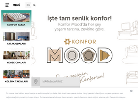 'konfor.com.tr' screenshot
